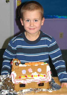 Noah with his house 