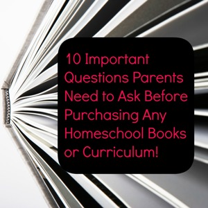 choosing homeschool curriculum